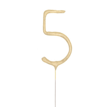 Wunderkerze gold 5
