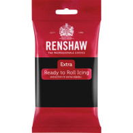 Renshaw Rollfondant Extra 250g Schwarz