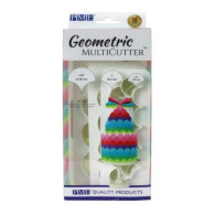 Geometric Multicutter Fish Scale Set