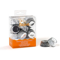 Bonbon Baking cups silver 180Stk. 27x17mm