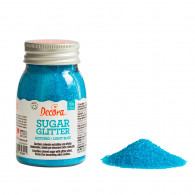 Glittered Sugar light blue 100g