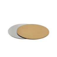Coupled Dish gold/silver 20cm 1Stk.
