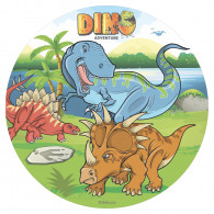 Dekorplatte Dinosaurier 20cm