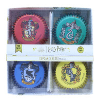 Harry Potter Papierbackform foliert Hogwarts Häuser 60Stk.