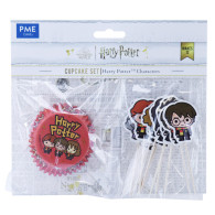 Harry Potter Papierbackform & Topper Set Charaktere 12Stk.