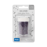 Glitter Flakes - Silber
