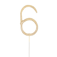Wunderkerze gold 6