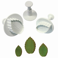 Plunger Cutter Set Rose Leaf