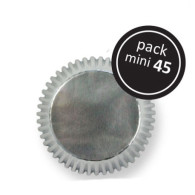 Mini-Papierbackform Silver