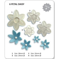 Six Petal Daisy Set/4