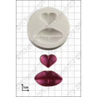 Silikonform Lips & Hearts