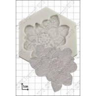 Silikonform Floral Lace