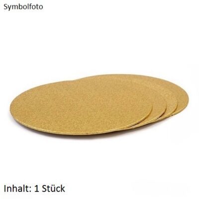 Cake Card rund gold 28cm