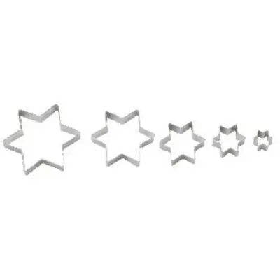 Ausstecherset Stern 5Stk.