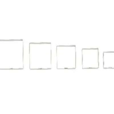Ausstecherset Quadrat 5Stk.