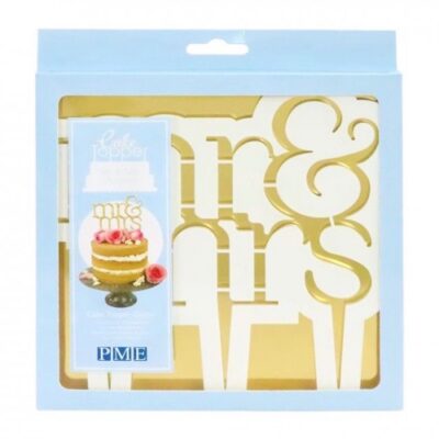 Cake Topper Cutter Mr&Mrs Modern