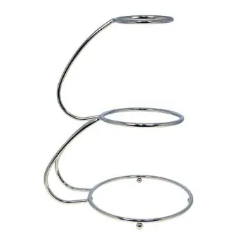 Tortenständer 'E-Kurve 3 stöckig', verchromt