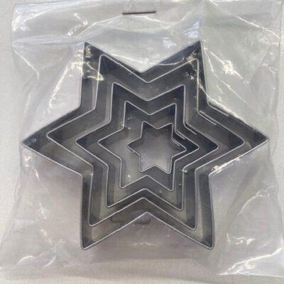 Ausstecherset Stern 5Stk.