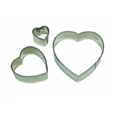 Stainless Heart Cutter Set