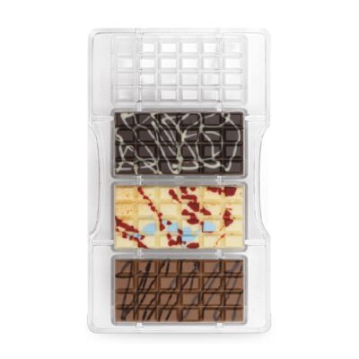 Pralinenform Schokotafel classic 4 Cav. 85x42x7cm 25g