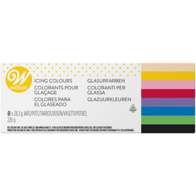 Wilton Gelfarbenset 8x 28g