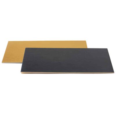 Cake Dish rechteckig gold/schwarz 30x40cm