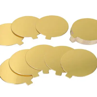 Golden Plate 9cm für Törtchen 20 Stück