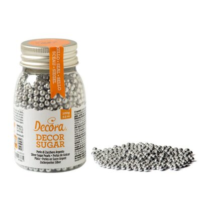 Zuckerperlen silber 100g
