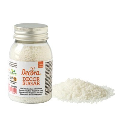 Sugar Pearls shiny white 2 mm 100g