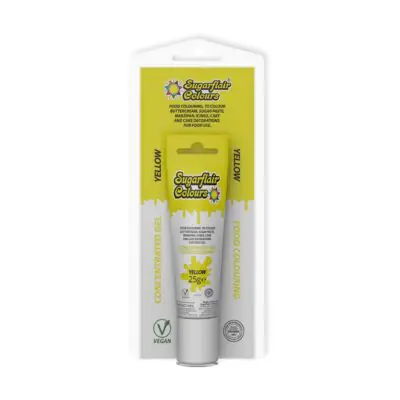 Tube Gelfarbe gelb 25g