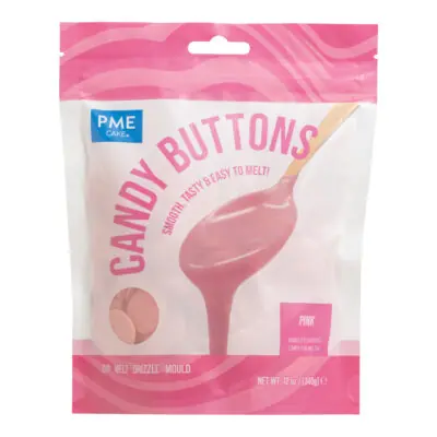 Candy Buttons pink/rosa 340g