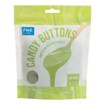 Candy Buttons limettengrün 340g