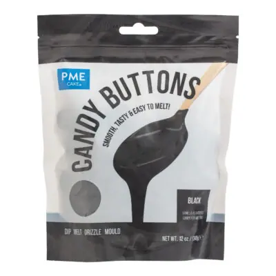 Candy Buttons schwarz 340g