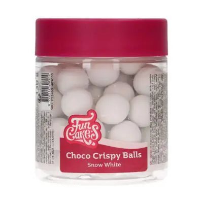 Choco Crispy Balls mattweiß 130g