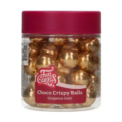 Choco Crispy Balls Metallic gold 130g