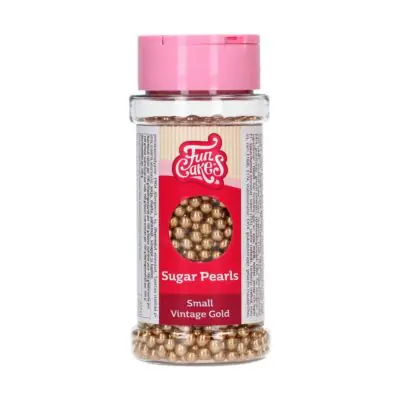 Zuckerperlen Small Vintage Gold 80g