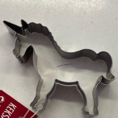 Ausstecher Einhorn Weißblech