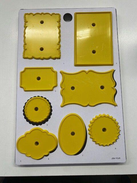 Ausstecher Set 'Jem 4 - Novelty Large Cards (Yellow)' 17 Stk. – Bild 2