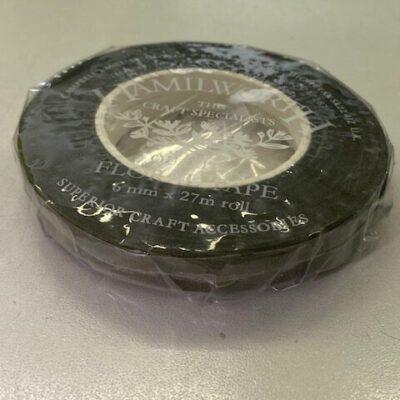 Floristenklebeband Moss Green, halbiert