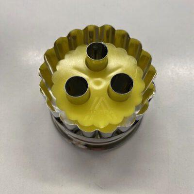 Linzer Ausstecher 3-Loch zerlegbar, 4,8cm