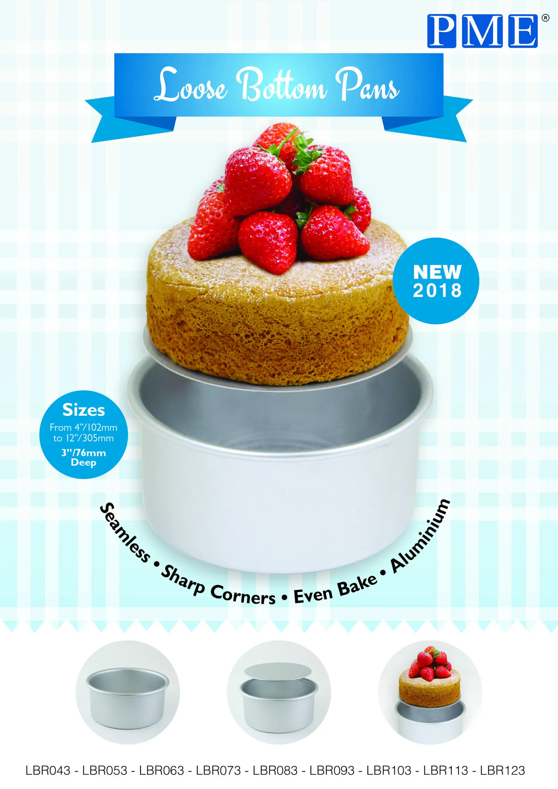 Loose Bottom Tortenform rund 20,3cm – Bild 5