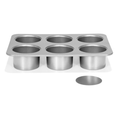 Mini Cheesecake Backform rund mit losem Boden 6er