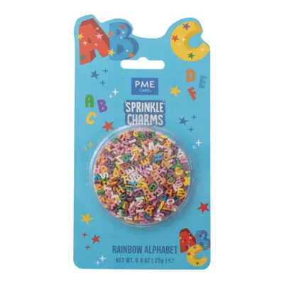 Regenbogen Alphabet Streusel
