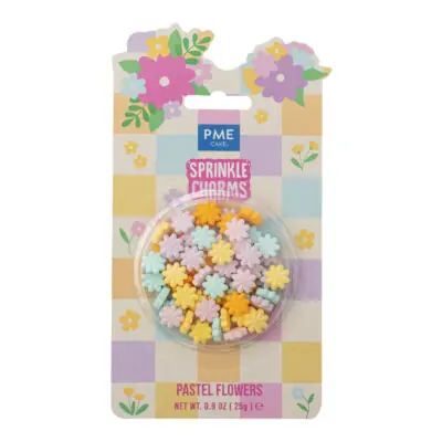 Pastellblumen Streusel