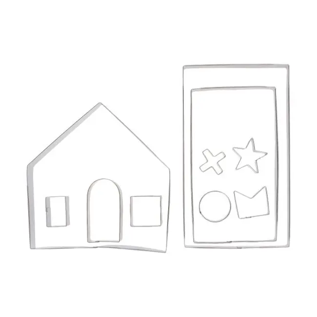 Wilton 3D Lebkuchenhaus (10teilig) – Bild 2