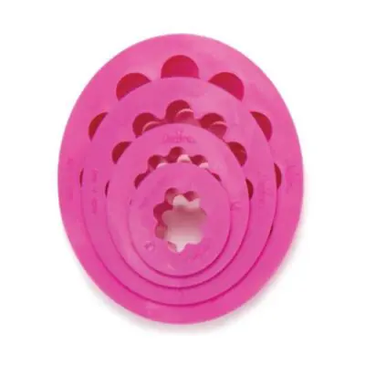 Ausstecherset Scalloped Oval 4Stk.