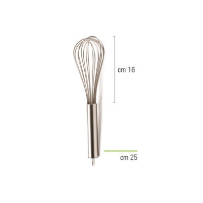 Schneebesen Edelstahl 25cm