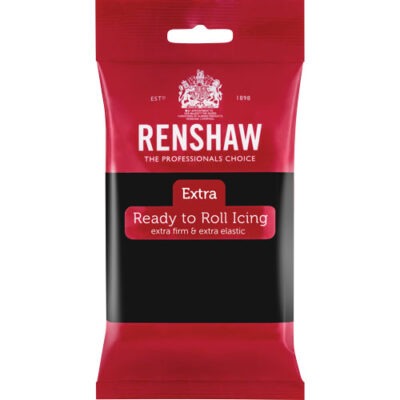 Renshaw Rollfondant Extra 250g Schwarz
