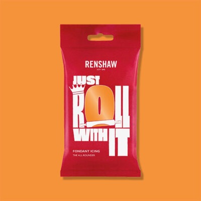 Renshaw Rollfondant 250g Tiger Orange