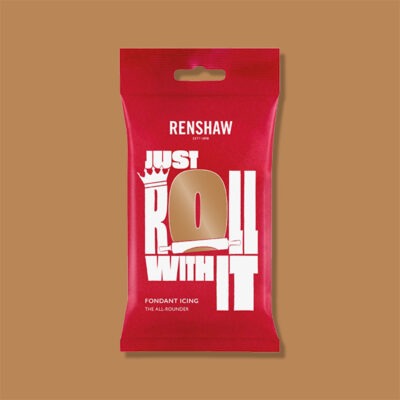 Renshaw Rollfondant 250g Teddy Bear Brown